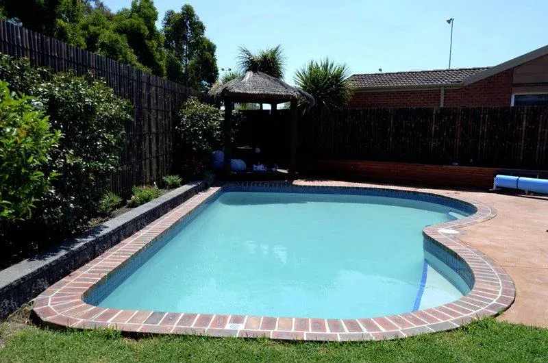 Interior tile and render renovation — Skye Pebble pool surface