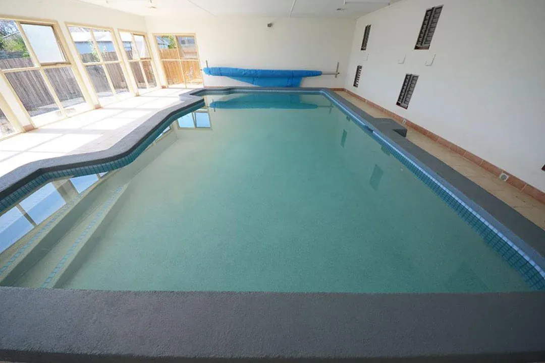 Indoor swimming pool after complete interior resurfacing — Melbourne