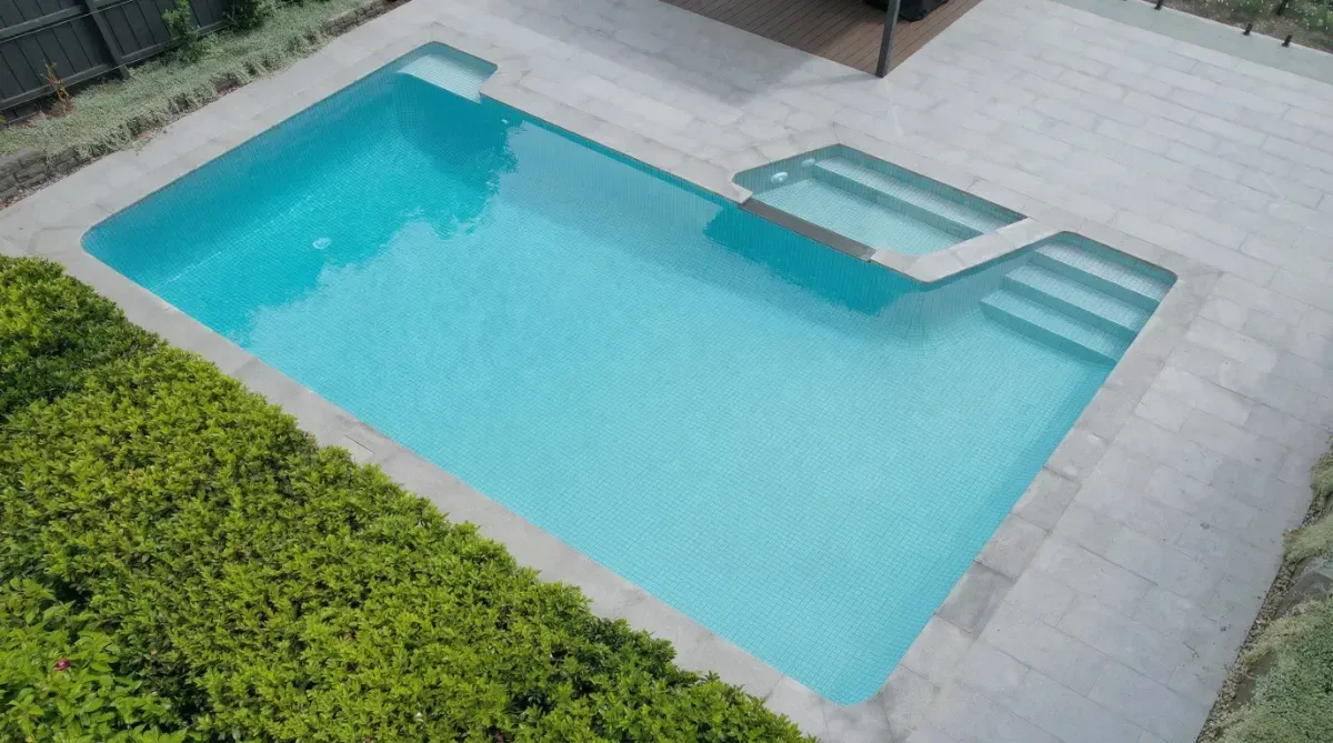 Beautiful fully tiled swimming pool Melbourne