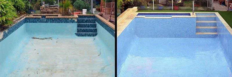Sandstone paving and coping around Melbourne pool